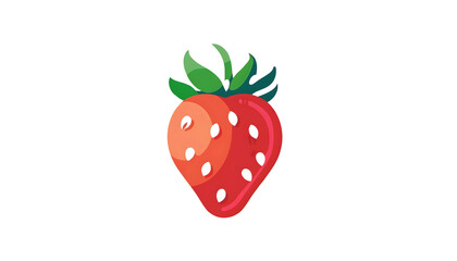 strawberry isolated on white background