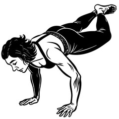 Yoga Poses Vector