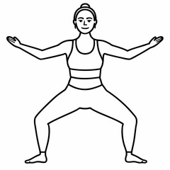 Yoga Poses Vector