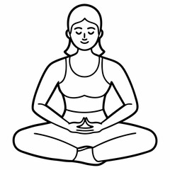 Yoga Poses Vector