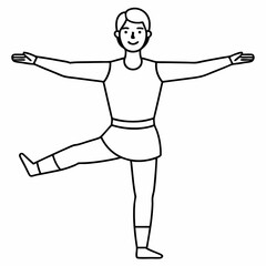 Yoga Poses Vector