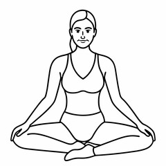 Yoga Poses Vector