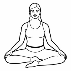 Yoga Poses Vector