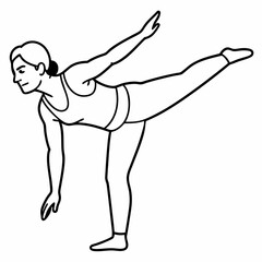 Yoga Poses Vector