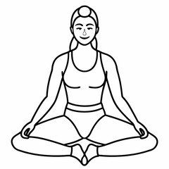 Yoga Poses Vector