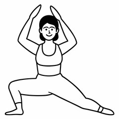 Yoga Poses Vector