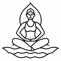 Yoga Poses Vector