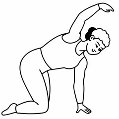 Yoga Poses Vector