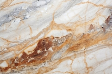Obraz premium Processed collage of luxury brown and white marble texture. Background for banner