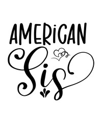 American Family SVG, 4th of July Svg, Patriotic, Mom, Dad, Sis, Bro, American Family Shirt, Wavy Text, Digital Download Png, Dxf, Eps Files, American Family PNG SVG Bundle, 4th of July SVG, Fourth Of 