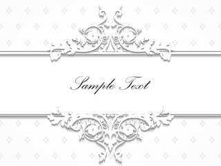 elegant ornamental paper background/ vector illustration