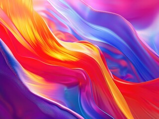 Fototapeta premium A close-up shot of a vibrant and lively colored background, ideal for use in illustrations, designs or as a decorative element