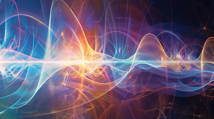 Explore the wave-particle theory, which delves into the duality and distinctions between waves and particles. An illustration of a wave, vibration and particles