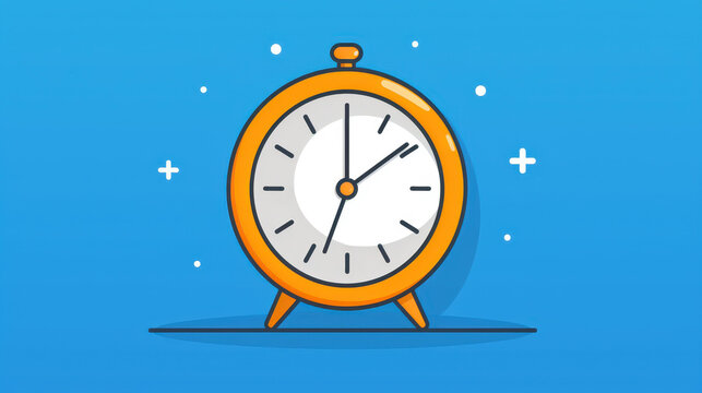 A sleek flat design of a date, time, and location icon, perfect for event notifications and business communications.