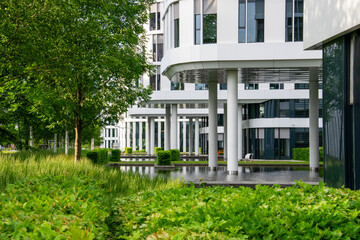 building in the park