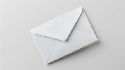 envelope template letter mock up branding a blank white background