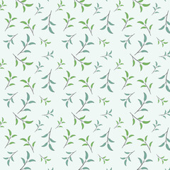 Hand drawn small flowers pattern design. Seamless pattern design.