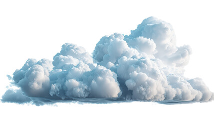 Dramatic Cotton Candy Clouds Enveloping the Sky During a Calm Summer Morning