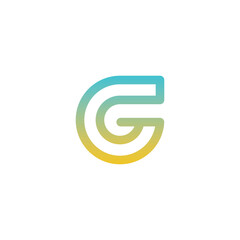 G Logo Vector Design. G Icon Simple