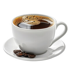 Fototapeta premium Cup of Coffee with Coffee Beans.