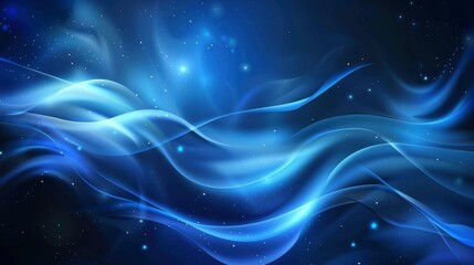 Abstract blue background. Christmas background - generative ai
