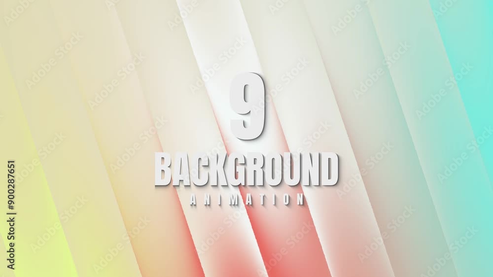 Aufkleber nine abstract gradient backgrounds with wavy patterns, perfect for digital design projects, website 