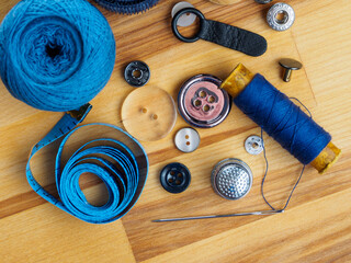 This clothing repair kit, complete with needles, thread and accessories, is ideal for quickly...
