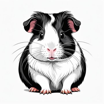 Guinea Pig Digital Illustration