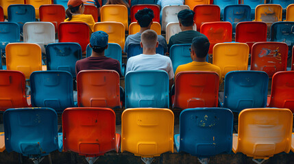 Fototapeta premium stadium seats