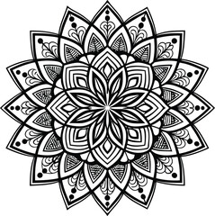 Mandala Designs, Mandala Coloring Pages with Floral Themes for KDP Interiors design