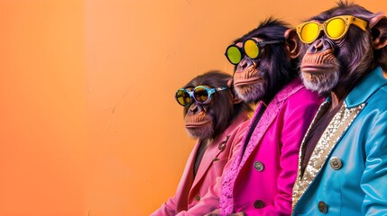 Three Cool Chimpanzees