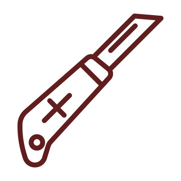 recommend clip art: Paper Cutter Vector Line Maroon Design