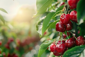 Cherry in an ultramodern setting