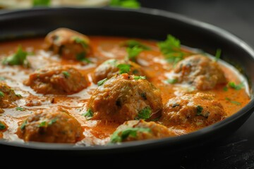 Fototapeta premium Malai Kofta in an ultramodern