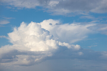 blue sky with clouds