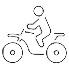 motorsport brush strokes on a white background. Vector illustration.