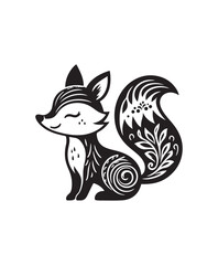 fox vector art,graphics foxs icons set,vintage illustration fox clipart,vector foxs flat style artwork design