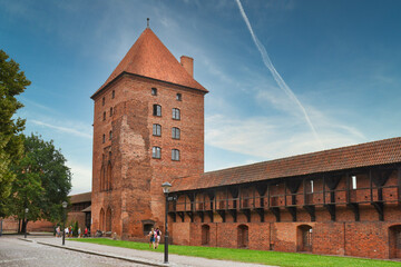Teutonic Castle in Malbork, Poland