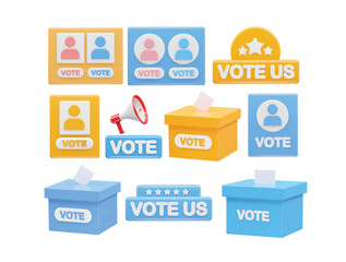 Vote icon illustration vector rendering