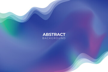 Modern fluid gradient background with curvy shapes Free Vector