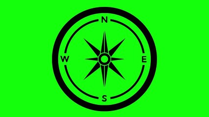 direction illustration video animation gps road navigation silhouette map logo travel icon search route compass geochacing pin destination location outline point address pointer for green screen