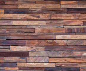 Rustic Wooden Wall With Unique Textures and Patterns