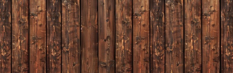 Rustic Wooden Wall With Rich Textures and Patterns