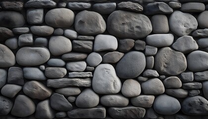 detailed stone wall with diverse stone sizes and shapes, ideal for architectural backgrounds, rustic designs, and natural textures