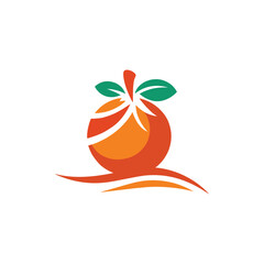  Vibrant Citrus Sleek Vector Orange Design