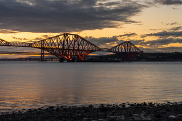 The Forth Bridge, City of Edinburgh, Scotland, UK
