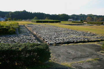 皇極天皇の飛鳥板葺宮跡／乙巳の変が起きた宮／日本奈良県明日香村