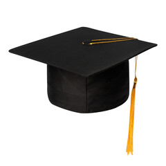 Graduation Hat, cutout, full depth of field.