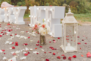 Large decoration of the letter 