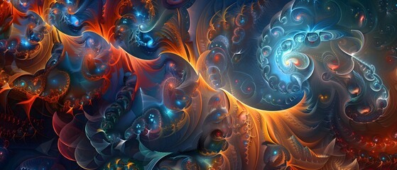 Obraz premium Abstract Fractal Art.